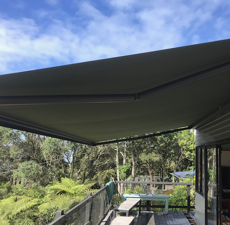 awnings create shade and outdoor space