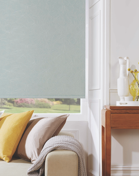 blackout blinds in a lounge setting